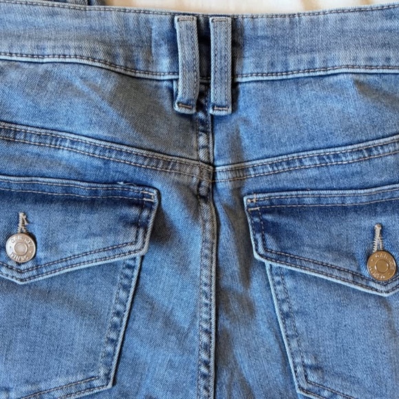 GARAGE Denim Blue Low-Rise Jeans - Picture 5 of 7